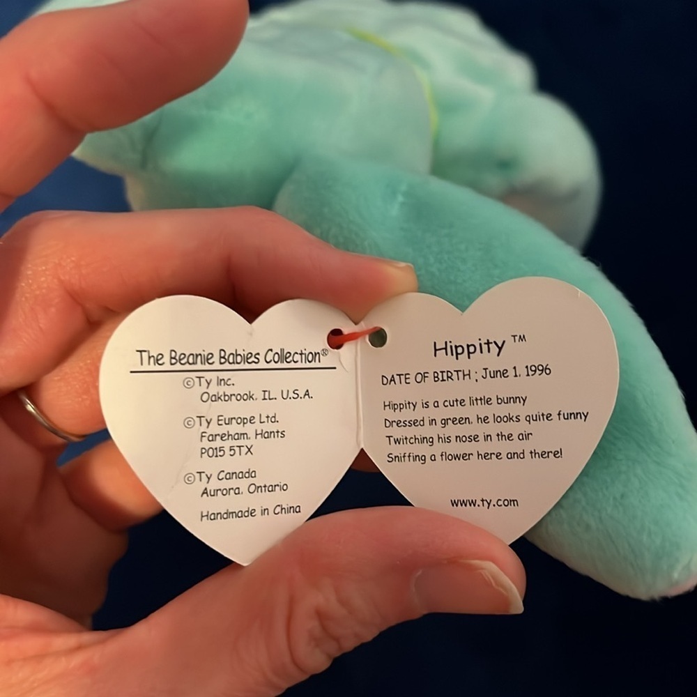 Ty Beanie Baby Hippity - Picture 2 of 6